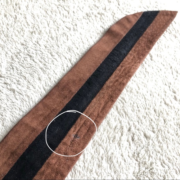 🛍Jaeger genuine leather (suede) belt 28” - Picture 5 of 6